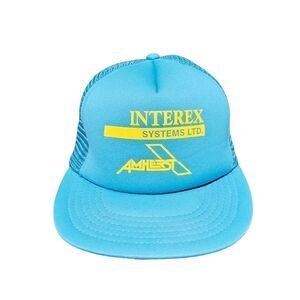 Vintage 90s Funny Graphic Trucker Hat Cap Snapback